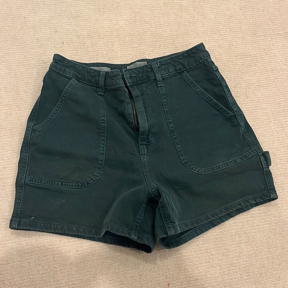 denim green universal thread shorts!!💚